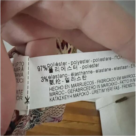 Zara Off-the-Shoulder Floral Print Midi Dress - Picture 8 of 8